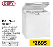 Defy 190Ltr Chest Freezer