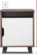 Home & Kitchen Walnut Pedestal-450mm x 450mm x   650mm