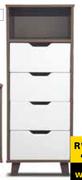 Home & Kitchen Walnut Tallboy-450mm x 450mm x 120mm