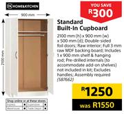 Home & Kitchen Standard Built In Cupboard-2100mm(h) x 900mm(w) x 500mm(d)
