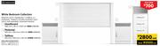 Home & Kitchen White Bedroom Collection-Per Set