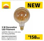 Radiant 5W Decorative LED Filament LED0114-Each