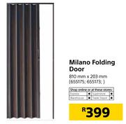 Milano Folding Door-810mm x 203mm