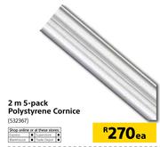 Polystyene Cornice 2m 5 Pack-Per Pack