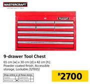 Mastercraft 9 Drawer Tool Chest