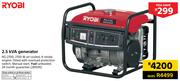 Ryobi 2.5 KVA Generator