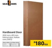 Solid Doors Hardboard Door-2032mm x 813mm Each