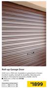 Roll Up Garage Door-2500mm x 2100mm