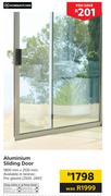 Home & Kitchen Aluminium Sliding Door-1800mm x 2100mm