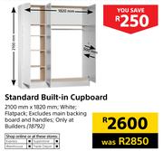 Standard Built In Cupboard-2100mm x 1820mm