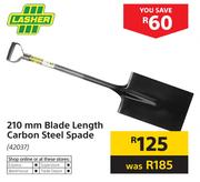 Lasher 210mm Blade Length Carbon Steel Spade