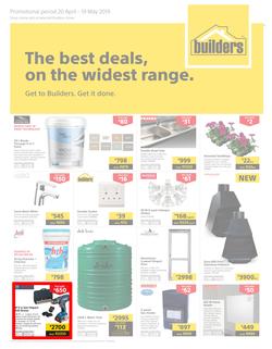 Builders Western Cape : The Best Deals On The Widest Range (20 Apr - 19 May 2019), page 1