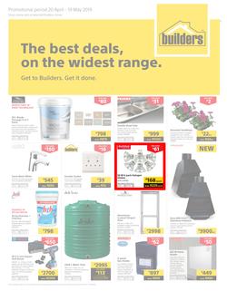 Builders Western Cape : The Best Deals On The Widest Range (20 Apr - 19 May 2019), page 1