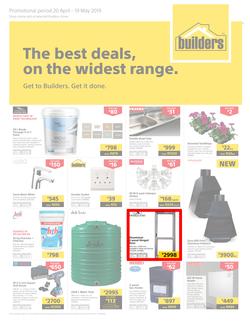 Builders Western Cape : The Best Deals On The Widest Range (20 Apr - 19 May 2019), page 1