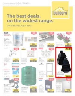 Builders Western Cape : The Best Deals On The Widest Range (20 Apr - 19 May 2019), page 1
