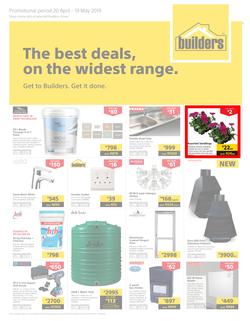Builders Western Cape : The Best Deals On The Widest Range (20 Apr - 19 May 2019), page 1