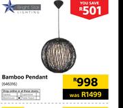 Brightstar Bamboo Pendant