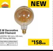 Radiant 5W Decorative LED Filament LED0114-Each