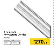 Polystyene Cornice 2m 5 Pack-Per Pack