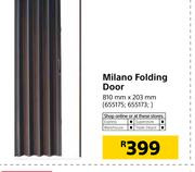 Milano Folding Door-810mm x 203mm