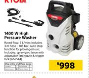 Ryobi 1400W High Pressure Washer