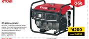 Ryobi 2.5 KVA Generator