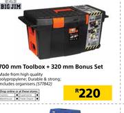 Big Jim 700mm Toolbox + 320mm Bonus Set