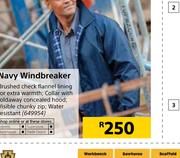 Beck Navy Windbreaker