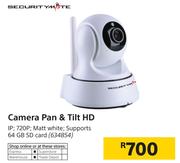 Securitymate Camera Pan & Tilt HD