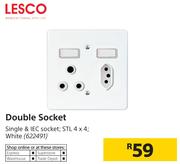 Lesco Double Socket