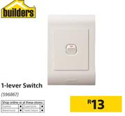 Builders 1 Lever Switch