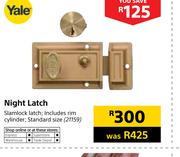 Yale Night Latch6