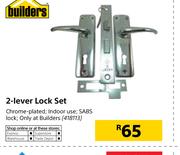 Builders 2 Lever Lock Set