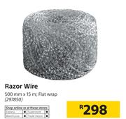 Razor Wire Flat Wrap-500mm x 15m