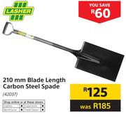 Lasher 210mm Blade Length Carbon Steel Spade