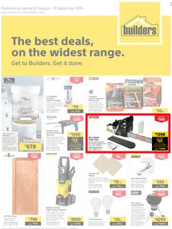 Builders Inland : The Best Deals On The Widest Range (20 Aug - 15 Sept 2019), page 1