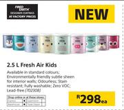 Fired Earth 2.5L Fresh Air Kids-Each