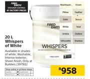Fired Earth 20L Whispers Of White