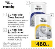 Fired Earth Modo 5L Non-Drip Gloss Enamel-Each