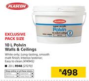 Plascon 10L Polvin Walls & Ceilings