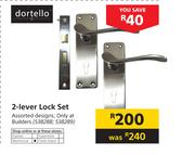 Dortello 2 Lever Lock Set Assorted Designs