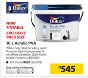 Dulux 10Ltr Acrylic PVA