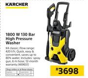 Karcher 1800W 130 Bar High Pressure Washer