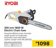 Ryobi 350mm 1800W Electric Chain Saw