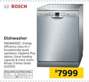 Bosch Dishwasher SMS46K100Z