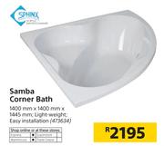 Sphinx Samba Corner Bath 1400mm x 1400mm x 1445mm