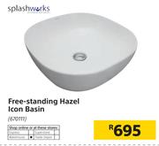 Splashworks Free Standing Hazel Icon Basin