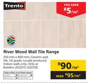 Trento River Wood Wall Tile Range 250mm x 400mm-Per Sqm