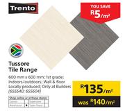 Trento Tussore Tile Range 600mm x 600mm-Per Sqm