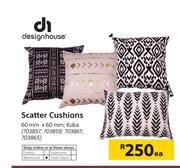 Design House Scatter Kuba Cushions 60mm x 60mm-Each